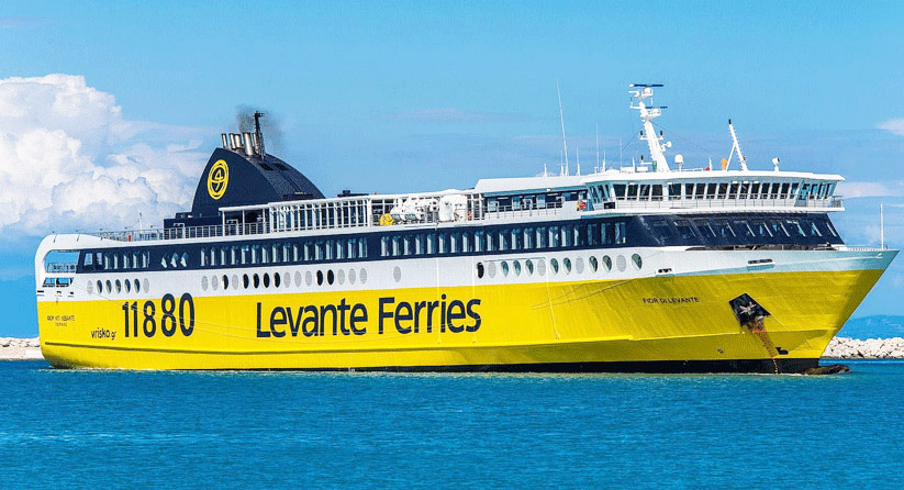 2 έκτακτα δρομολόγια της Levante Ferries 16 και 17/8