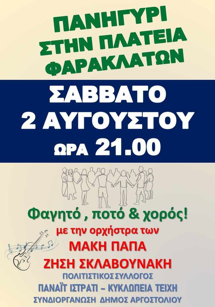 Πανηγύρι στην Πλατεία Φαρακλάτων