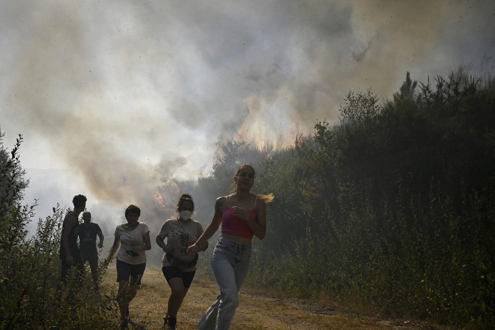 SPAIN-WILDFIRE-CLIMATE-WEATHER