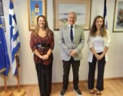 Εθυμοτυπική επίσκεψη της Επάρχου Ιθάκης στον Υφυπουργό Ναυτιλίας