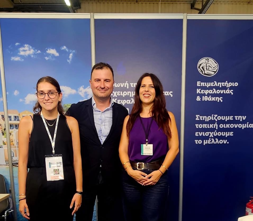Και ο Τάσος Καλογηράτος στο περίπτερο του Επιμελητηρίου Κεφαλονιάς στη ΔΕΘ