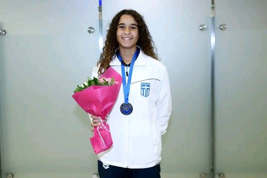 Χάλκινο μετάλλιο για τη Βάσια Μυρίλλου στο Παγκόσμιο Πρωτάθλημα Τεχνικής Κολύμβησης στο Ελ Αλαμέιν [εικόνες]