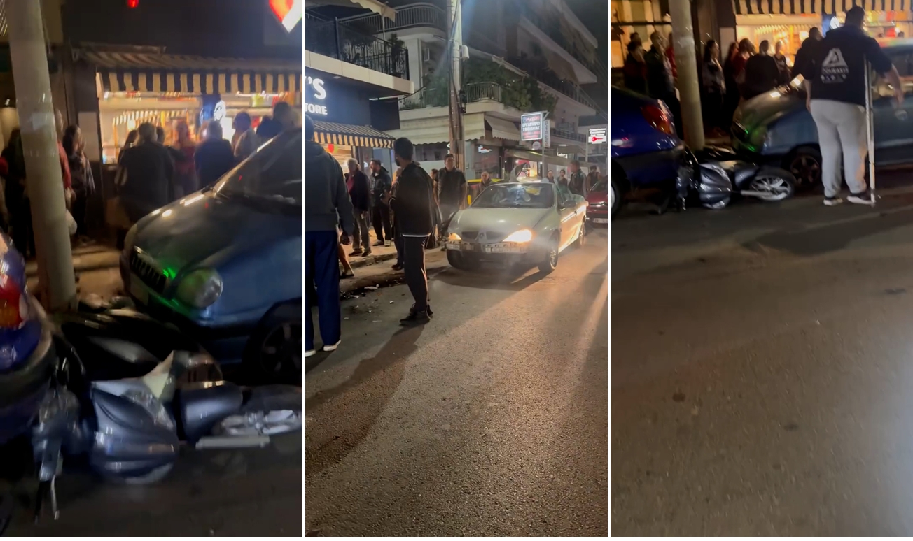 Σοβαρό τροχαίο στο Περιστέρι: Κάμπριο έπεσε σε σταθμευμένο ΙΧ – Μία γυναίκα τραυματίσθηκε και ένα παιδί δύο ετών εγκλωβίστηκε κάτω από το αυτοκίνητο