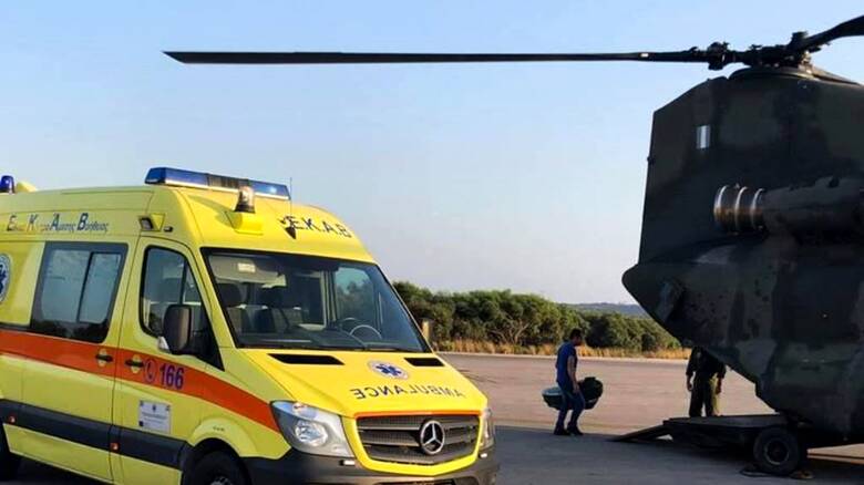 Αεροδιακομιδή 37χρονου στην Πάτρα με σοβαρό επεισόδιο