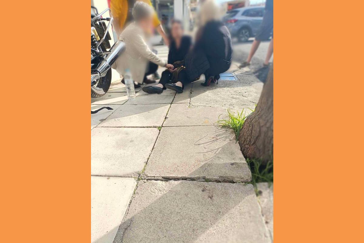 Ατύχημα σε Ανασηκωμένη πλάκα πεζοδρομίου στο Δήμο Αργοστολίου.