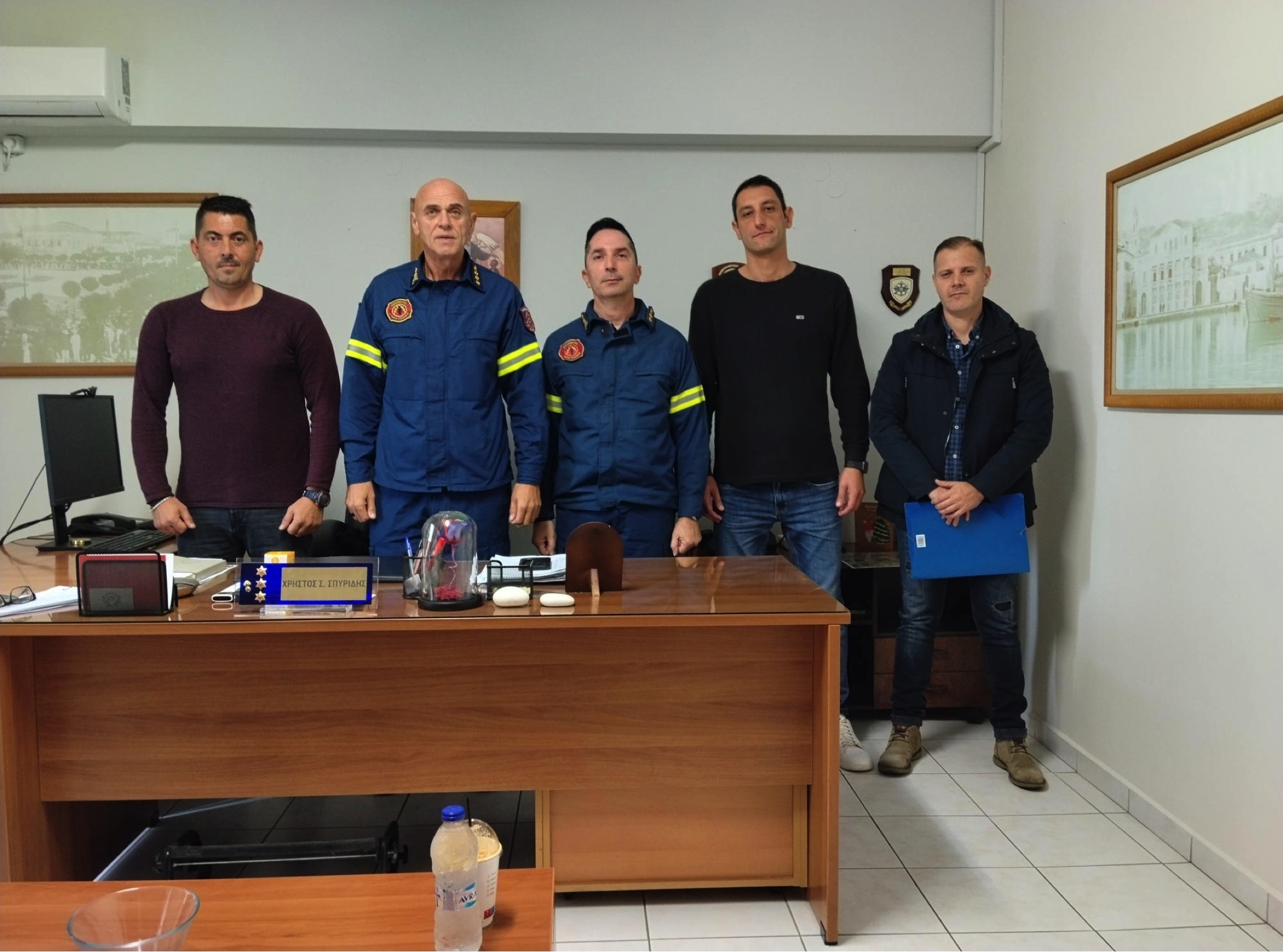 Συνάντηση Πυροσβεστών με Πύραρχο και Αντιπύραρχο