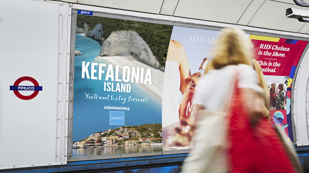 Η Κεφαλονιά τραβάει τα βλέμματα του κόσμου στο μετρό του Λονδίνου – 28 ημέρες διεθνούς προβολής.