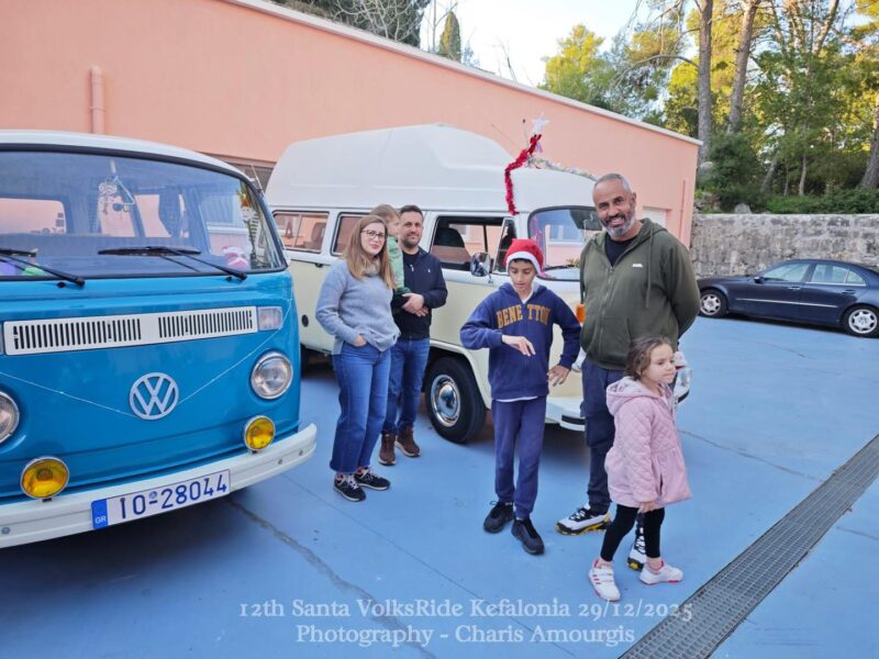 Η πιο ζεστή Santa Ride της χρονιάς ήρθε από τη Λέσχη Αερόψυκτων VW Κεφαλονιάς -Τα δώρα έκπληξη στα παιδιά του Ορφανοτροφείου [εικόνες]
