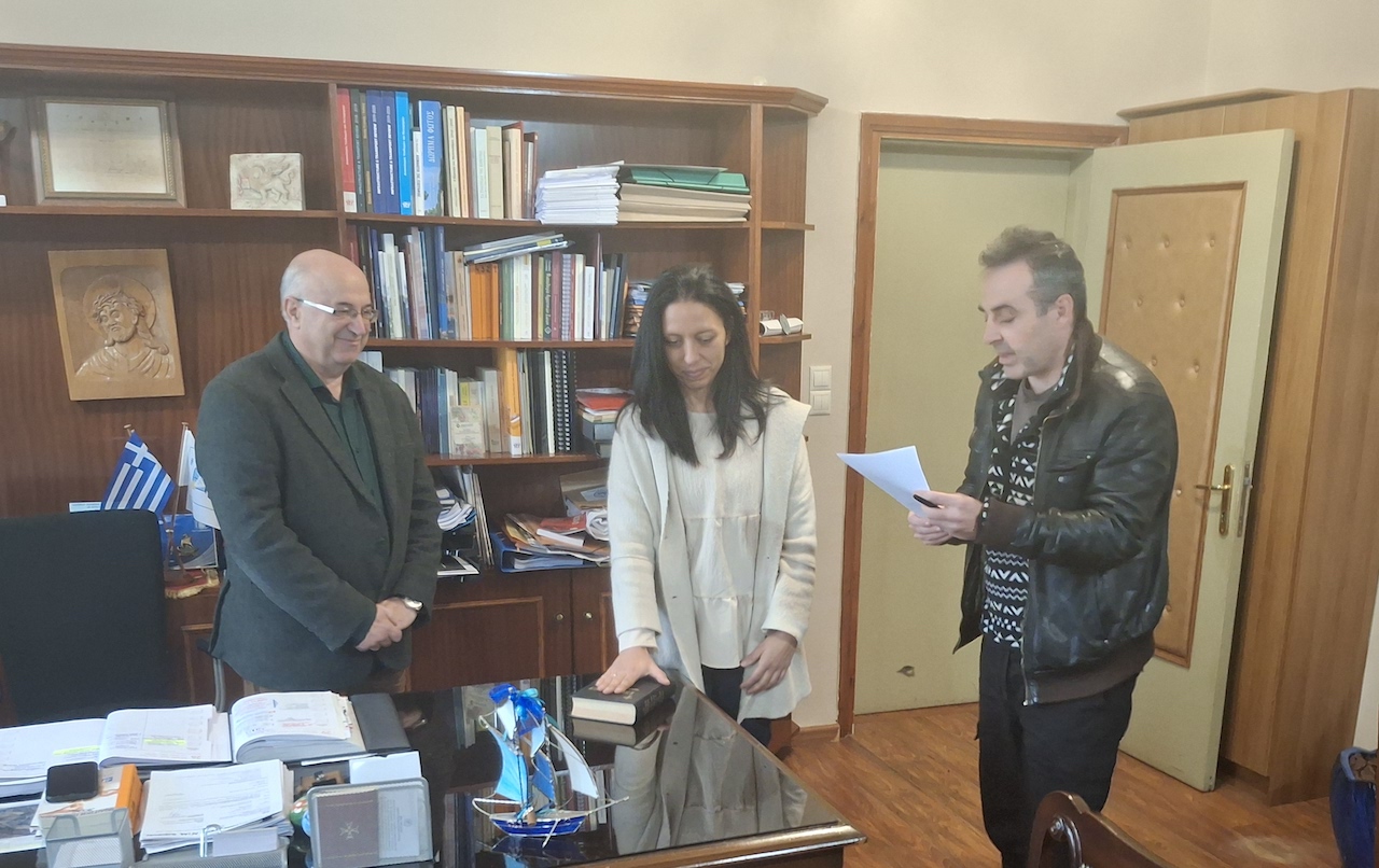 Κεφαλονιά: Ορκωμοσία και ανάληψη καθηκόντων νέας υπαλλήλου στην Π.Ε.