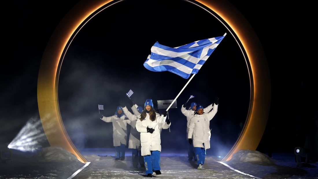 Χειμερινοί Ολυμπιακοί Αγώνες: Η είσοδος της ελληνικής αποστολής στην τελετή έναρξης
