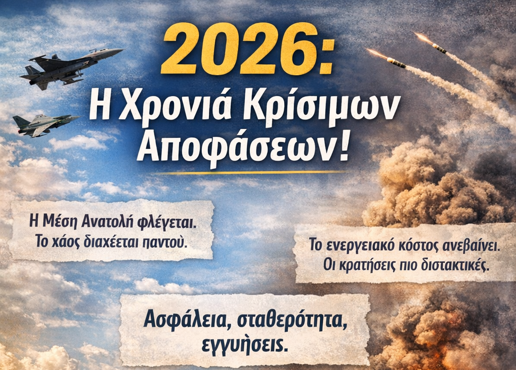 Άγγελος Θεοδωρακάτος: «Το 2026 δεν θα είναι απλώς μια ακόμη δύσκολη χρονιά………