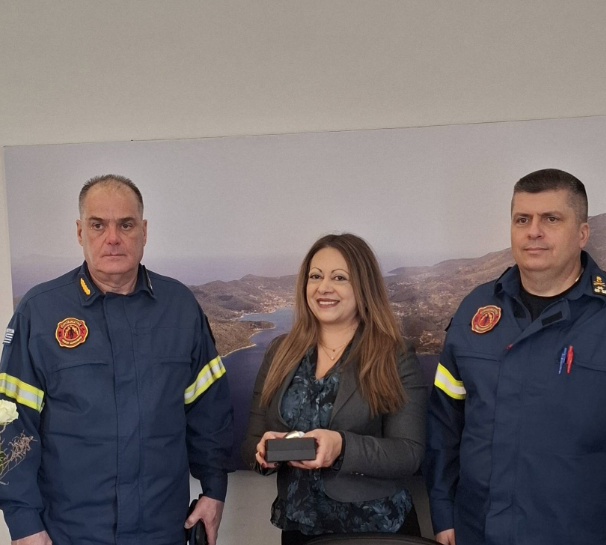 Επίσκεψη του Γ. Επιθεωρητή Πυροσβεστικής στην ’Eπαρχο Ιθάκης