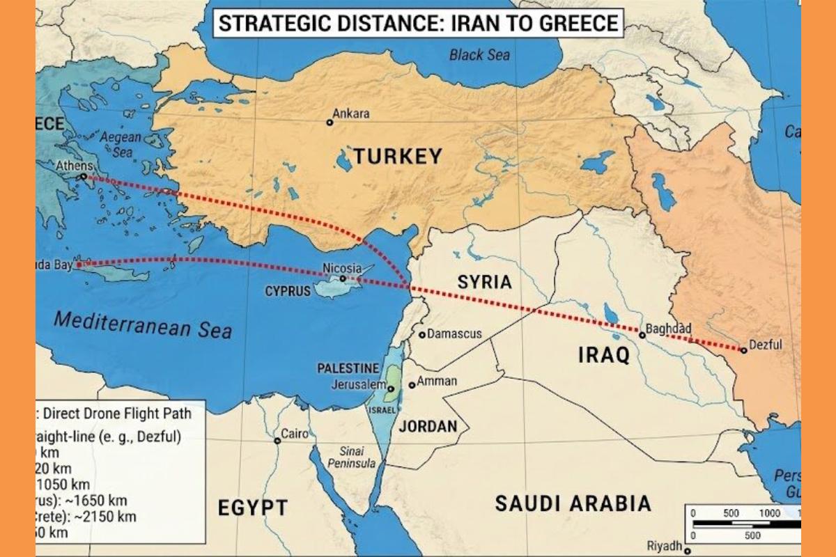 Σε ποιες περιοχές της Ελλάδας “φτάνουν” τα Ιρανικά Drones