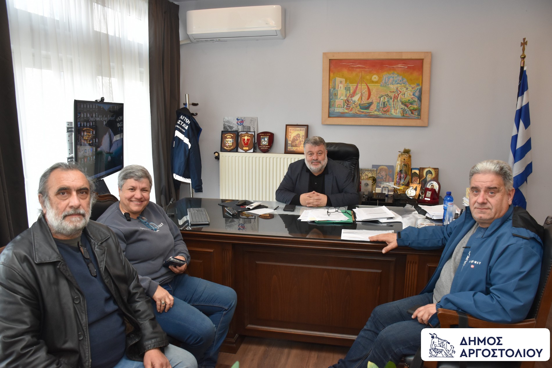 Συνάντηση του Θεόφιλου με τον Εμπ