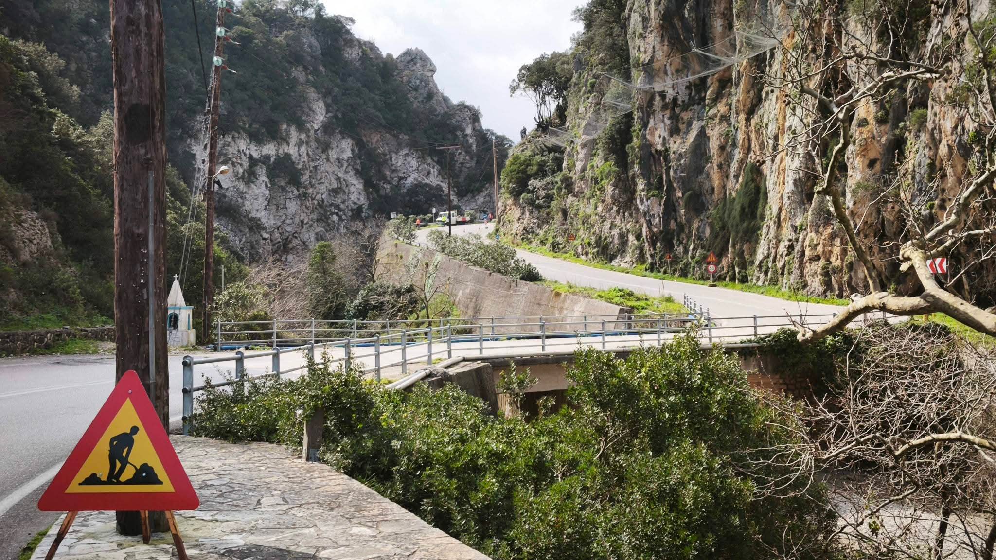 Συνέχιση των έργων βραχοπροστασίας στο Φαράγγι του Πόρου [εικόνες +βίντεο]