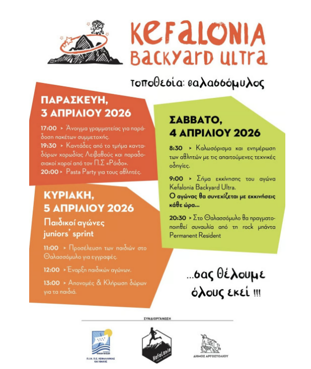 Διακοπή κυκλοφορίας για τον αγώνα ορεινού τρεξίματος «K Backyard Ultra»