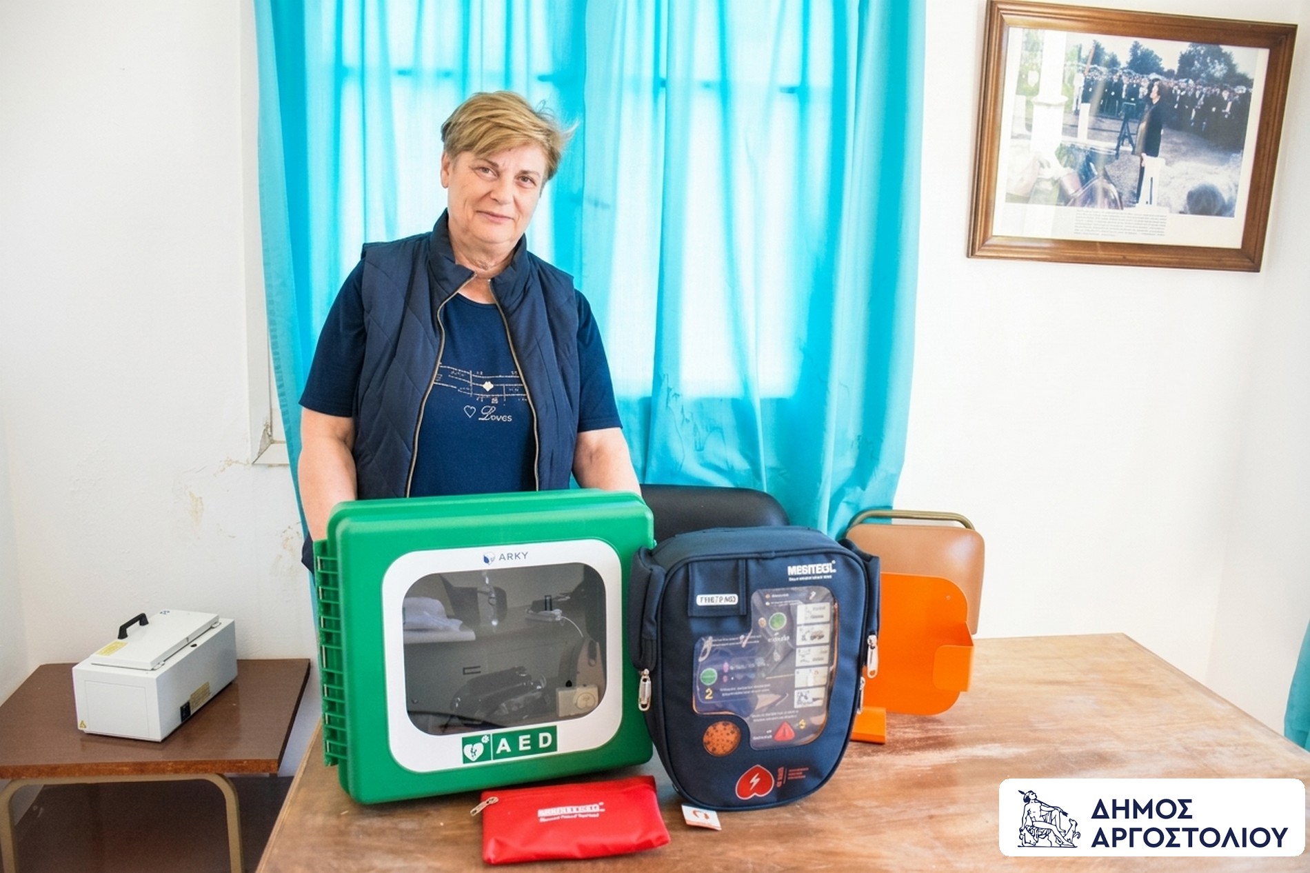 Δωρεά απινιδωτή στην Κοινότητα Σβορωνάτων [εικόνες]