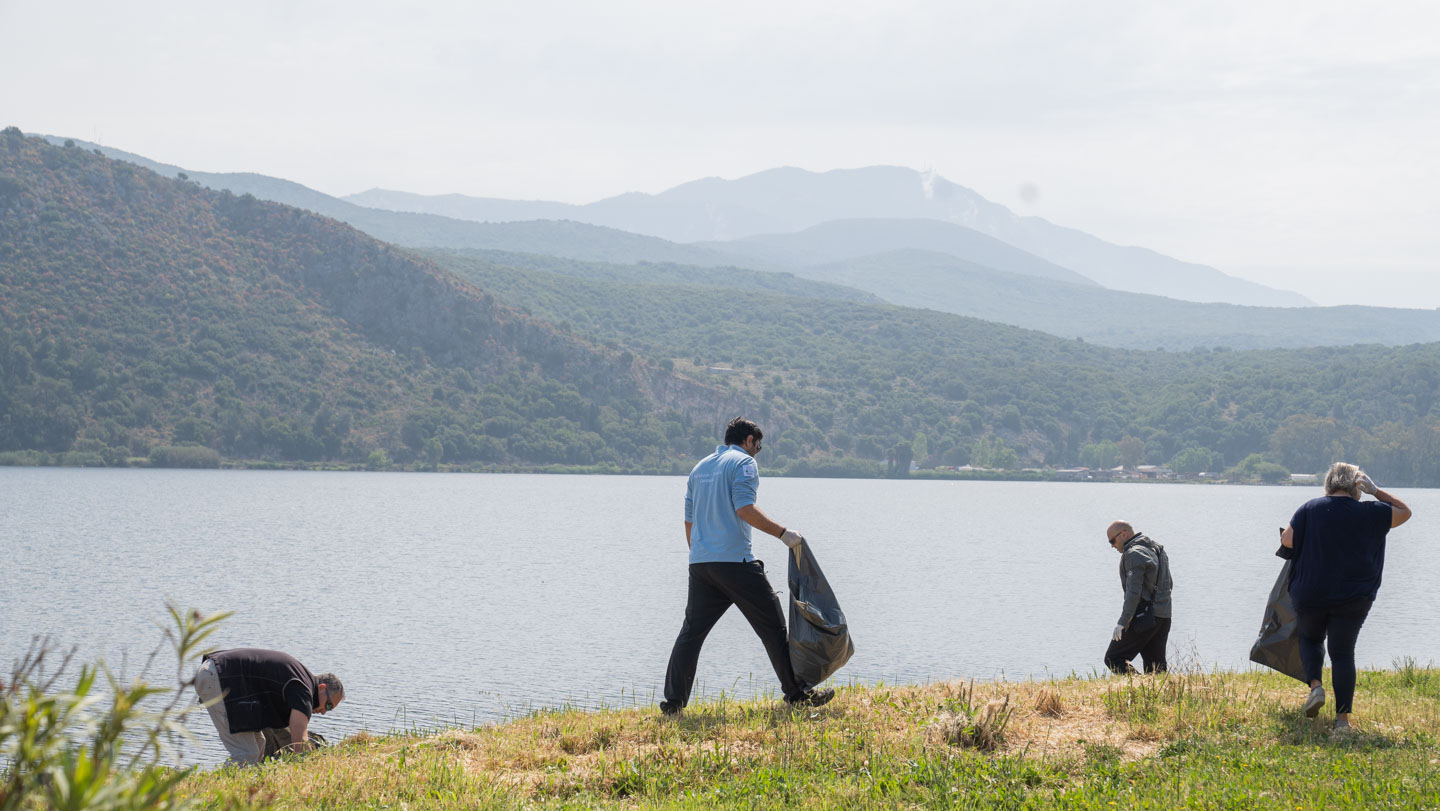 Καθαρισμός της Λιμνοθάλασσας του Κουτάβου από 4 Φορείς