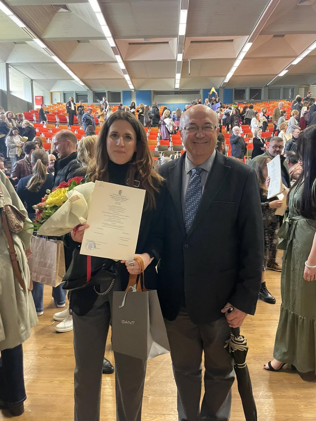 Με 2 πτυχία η Μαρία Κουρή, κόρη του αντιπεριφερειάρχη