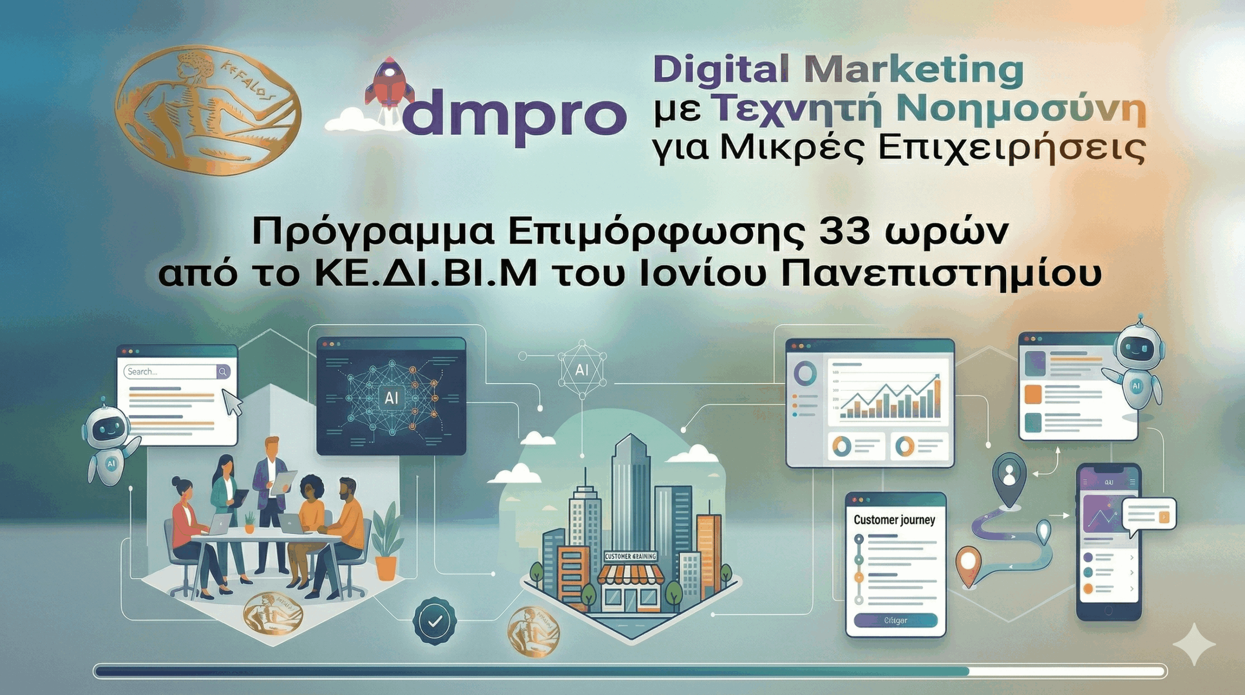 Πρόσκληση Εκδήλωσης Ενδιαφέροντος: Επιδοτούμενο Πρόγραμμα Digital Marketing & AI