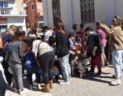 Το βάψιμο των Μπότηδων στην πλατεία Καμπάνας