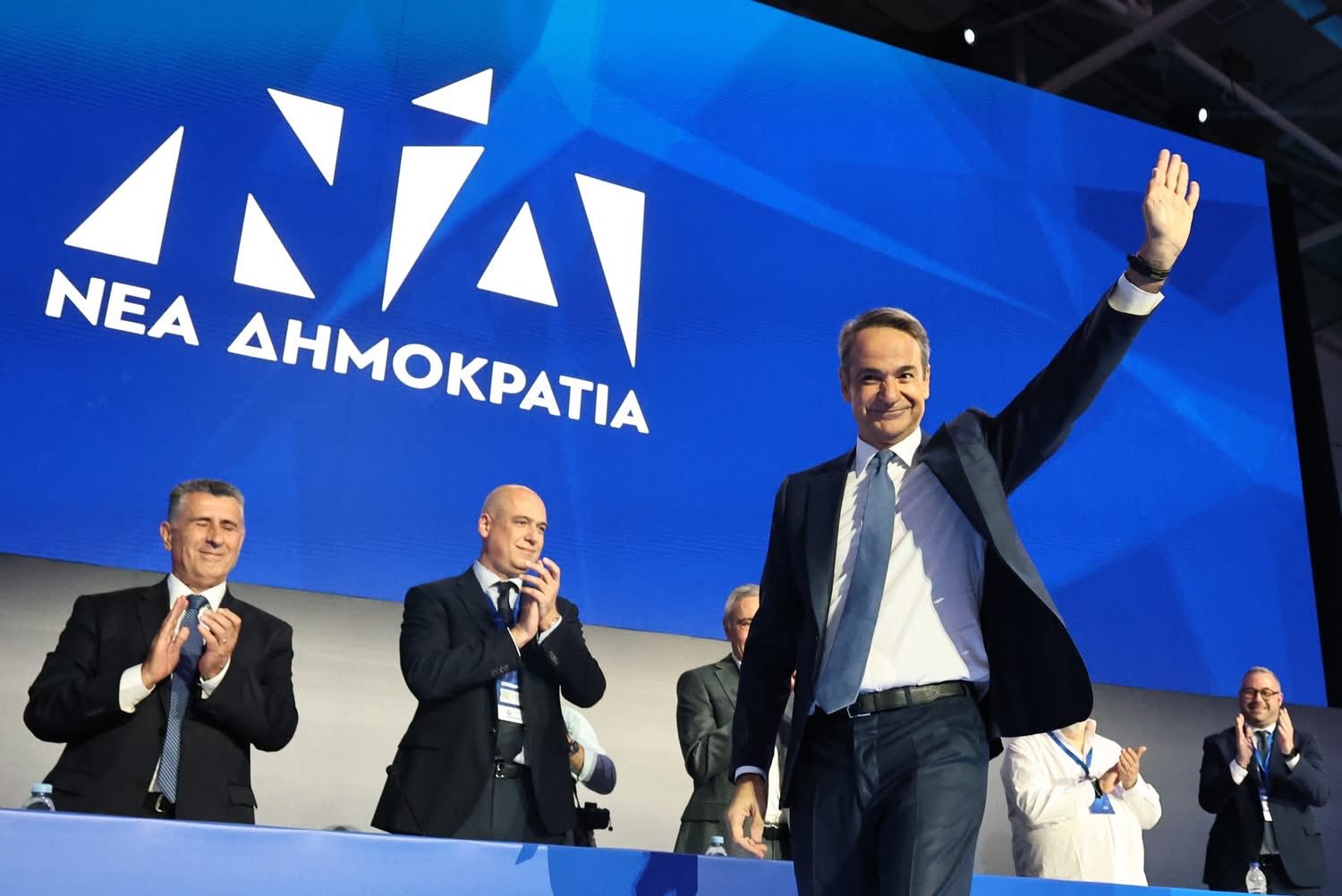 Στο 16ο Συνέδριο της ΝΔ στην Αθήνα Καππάτος και Βαγγελάτος [εικόνες]