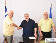 Εθιμοτυπική επίσκεψη νέου προέδρου της ΕΠΣΚΙ, στον Δήμαρχο Αργοστολίου