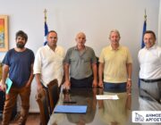 Συνάντηση εργασίας για τα ζητήματα υδάτων στην Κεφαλονιά με τον Αντιπρόεδρο της ΡΑΑΕΥ κ. Δημήτρη Ψυχογυιό