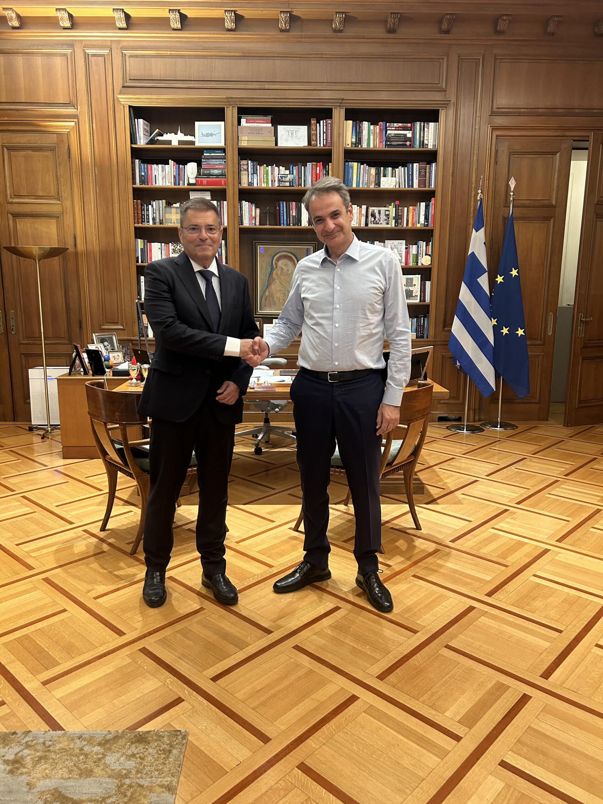 Συνάντηση στο Υπουργείο με τον Πρωθυπουργό στο Μέγαρο Μαξίμου