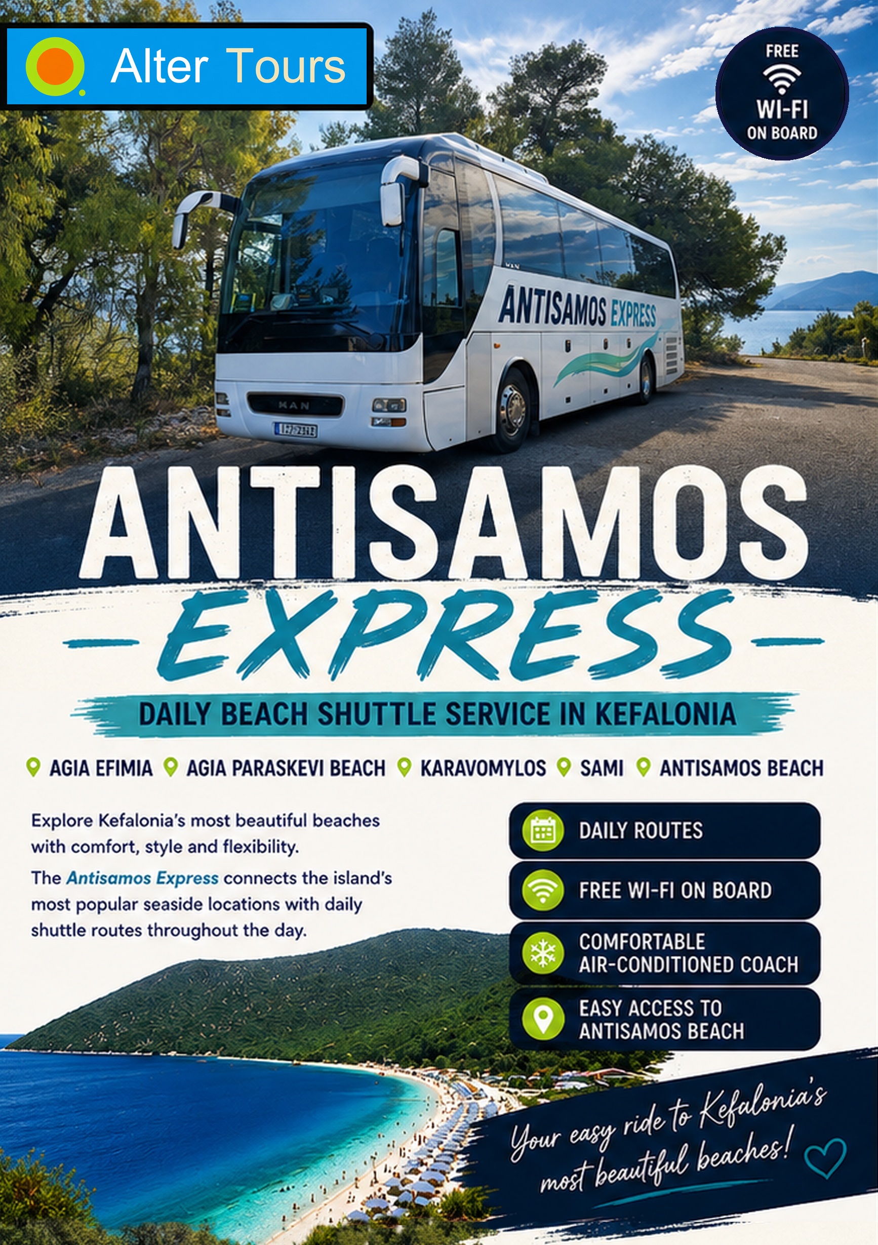 Antisamos Express: Νέα καθημερινή σύνδεση της Σάμης και της Αγίας Ευφημίας με την Αντίσαμο