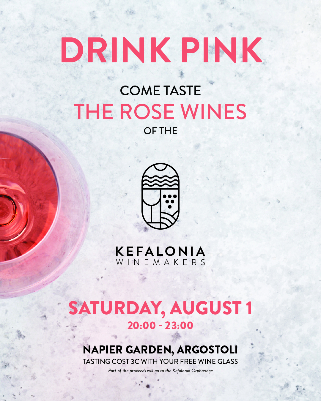 Drink Pink – Για 6η συνεχή χρονιά, τα οινοποιεία του Συνδέσμου Οινοποιών Κεφαλονιάς παρουσιάζουν τα ροζέ κρασιά τους