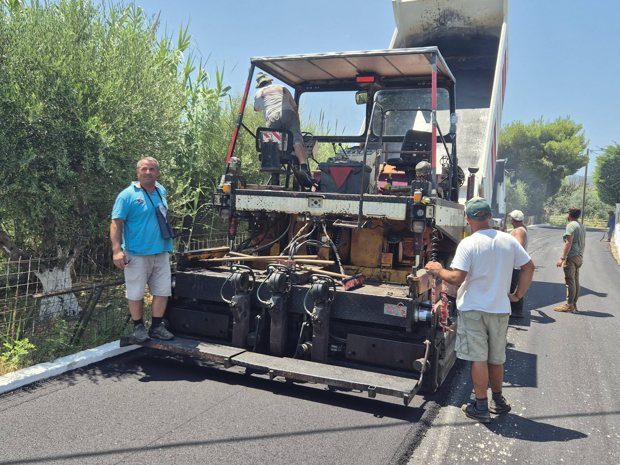 Ένα ακόμη έργο οδοποιίας ολοκληρώθηκε σήμερα στο Δήμο Ληξουρίου [εικόνες]