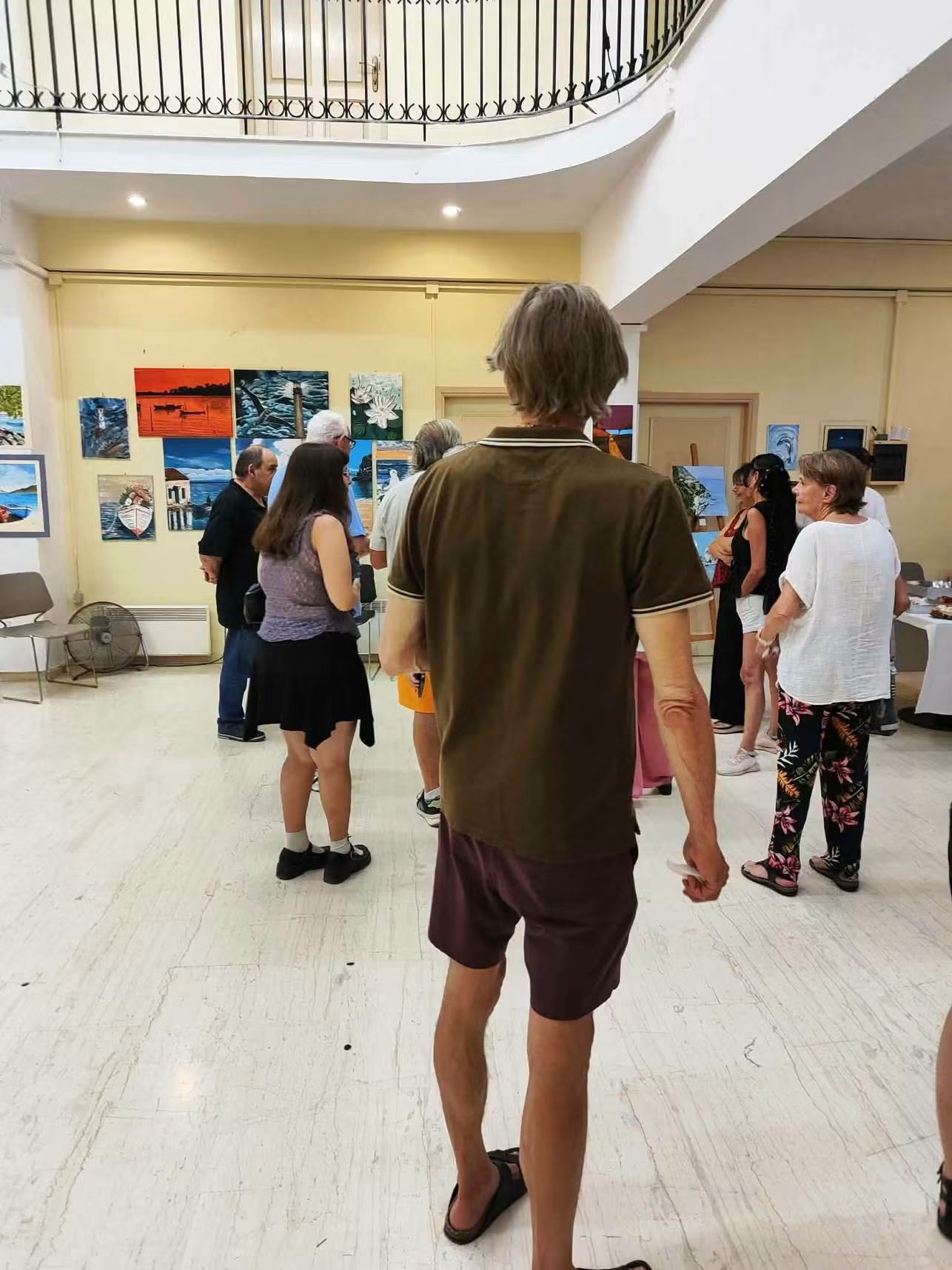 Ολοκληρώθηκε με επιτυχία η ετήσια έκθεση ζωγραφικής στον Πόρο [εικόνες +βίντεο]