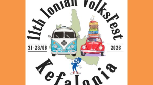 11ο Ιόνιο Φεστιβάλ κλασικών VW Κεφαλονιά 21-23/08 2026