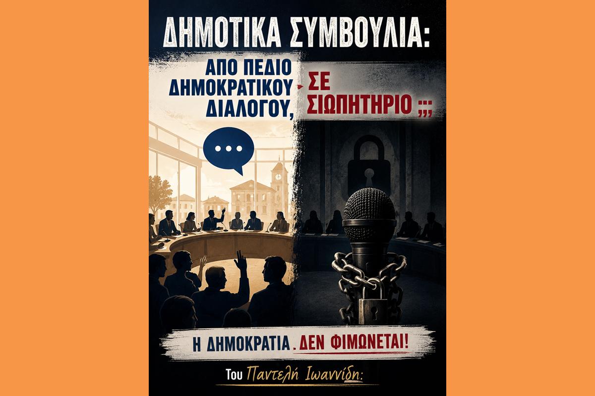 Από πεδίο δημοκρατικού διαλόγου, σε σιωπητήριο ;;;
