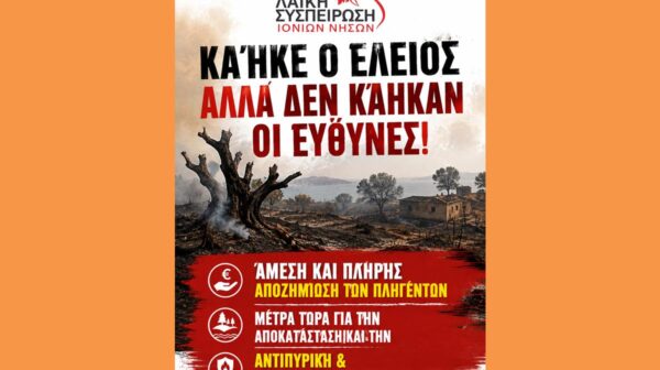 Κάηκε ο Ελειός αλλά δεν κάηκαν οι ευθύνες!