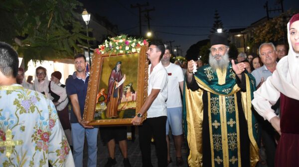 Λαμπρή γιορτή του Αγίου Γερασίμου στη Σκάλα με λιτανεία και πανηγύρι [εικόνες +βίντεο]