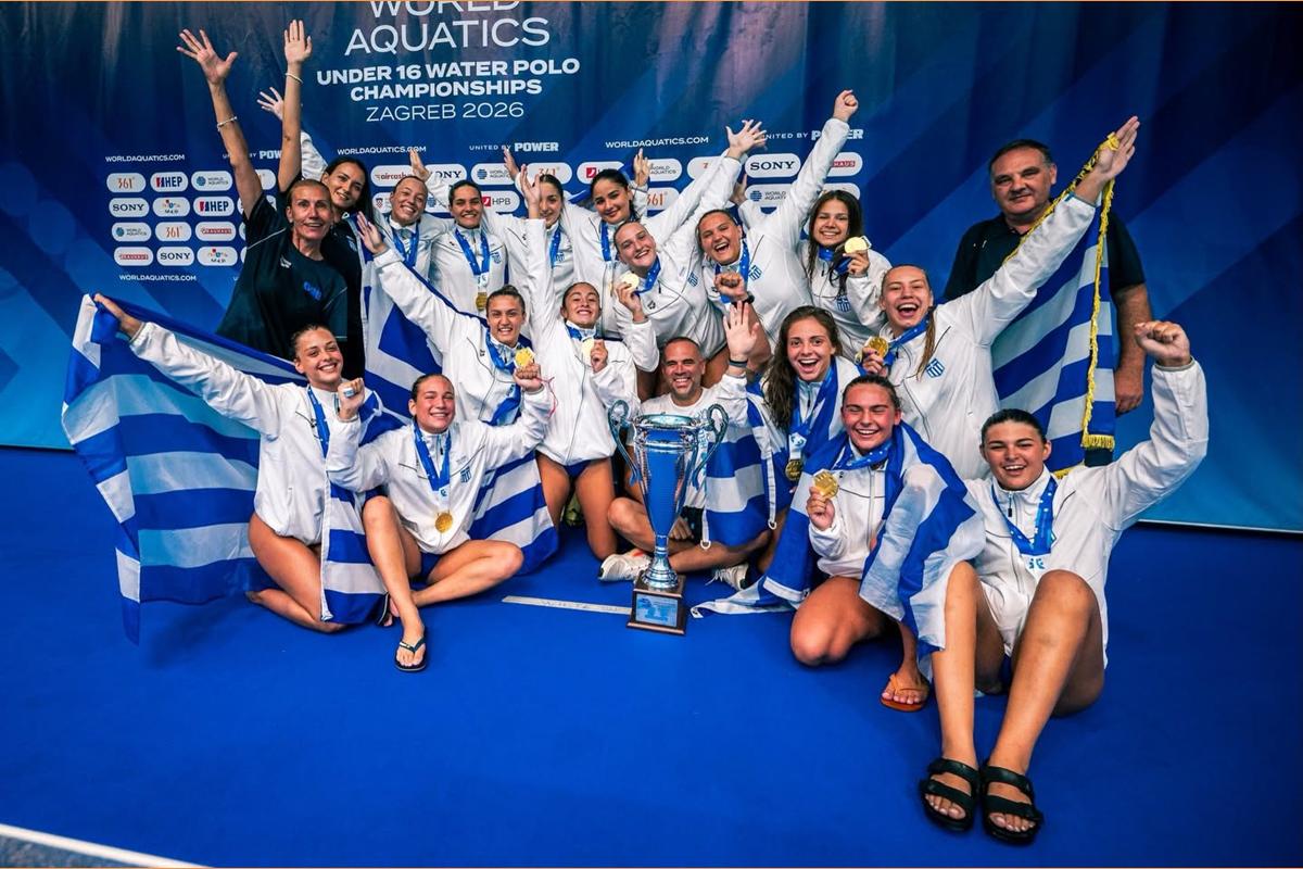 Παγκόσμια πρωταθλήτρια η Ελλάδα στο πόλο γυναικών U16!