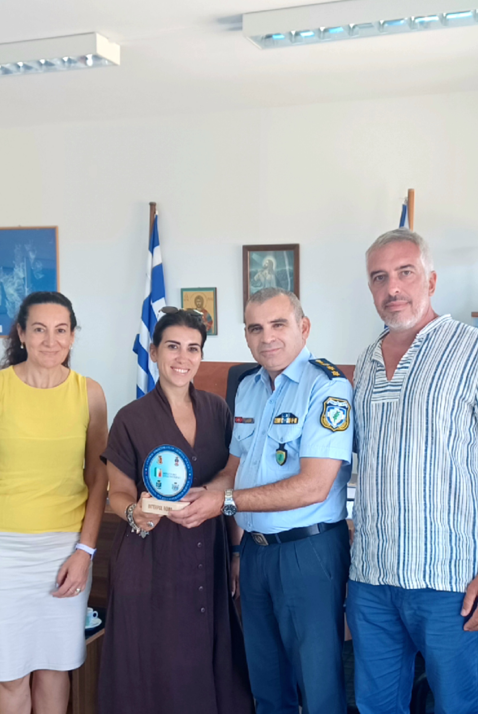 Συνάντηση της ΙΝΤΕΡΠΟΛ της Ιταλικής Πρεσβείας με τον Αστυνομικό Διευθυντή Κεφαλονιάς