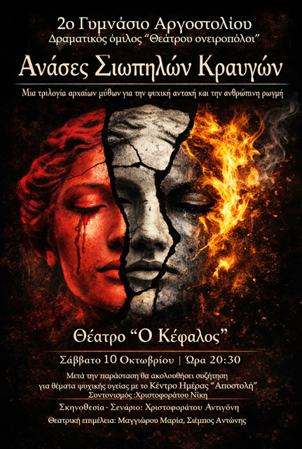 «Ανάσες Σιωπηλών Κραυγών» στον Κέφαλο, με αφορμή την Παγκόσμια Ημέρα Ψυχικής Υγείας