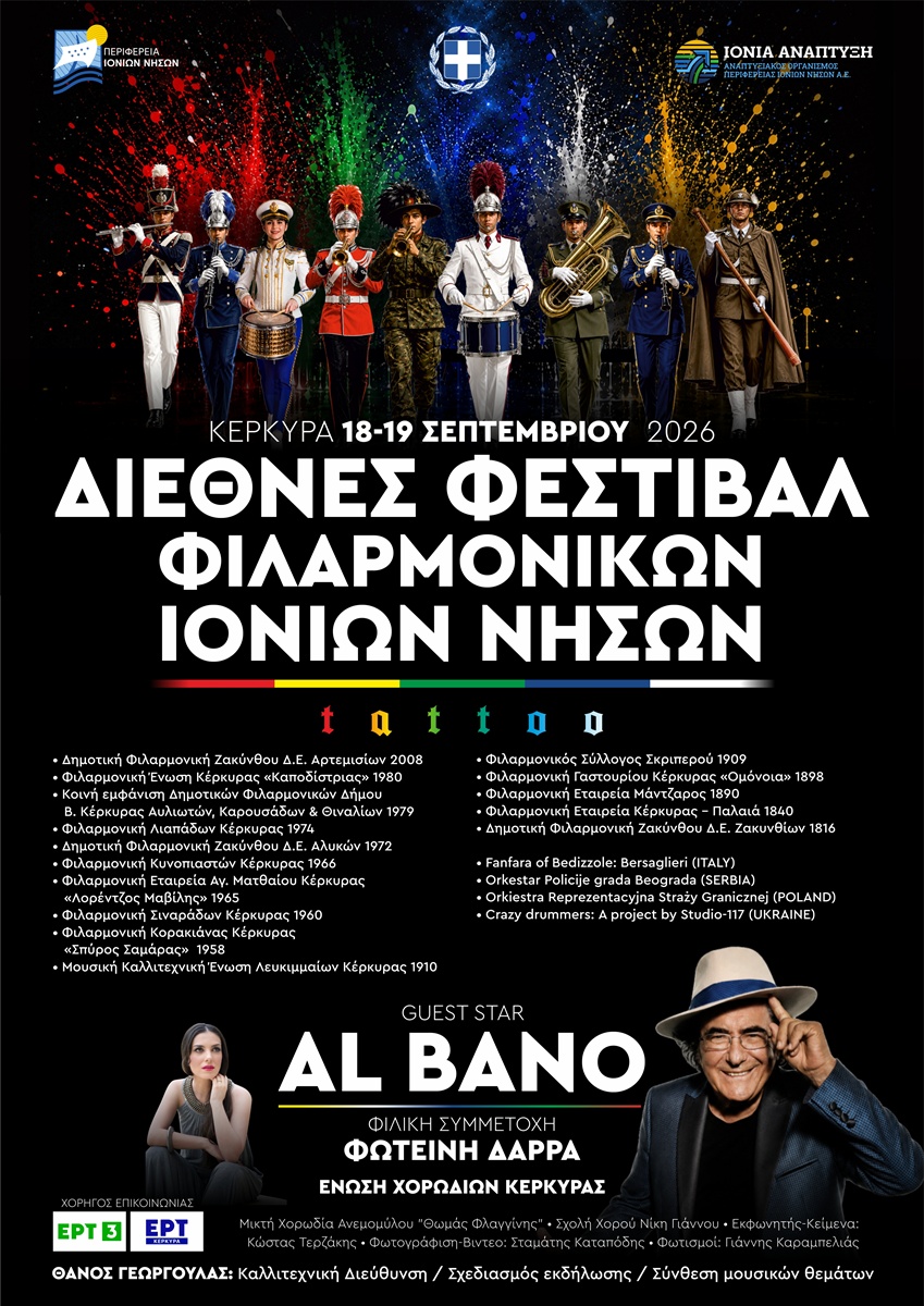 Διεθνές Φεστιβάλ Φιλαρμονικών στην Κέρκυρα αφιερωμένο στην Παγκόσμια Ειρήνη