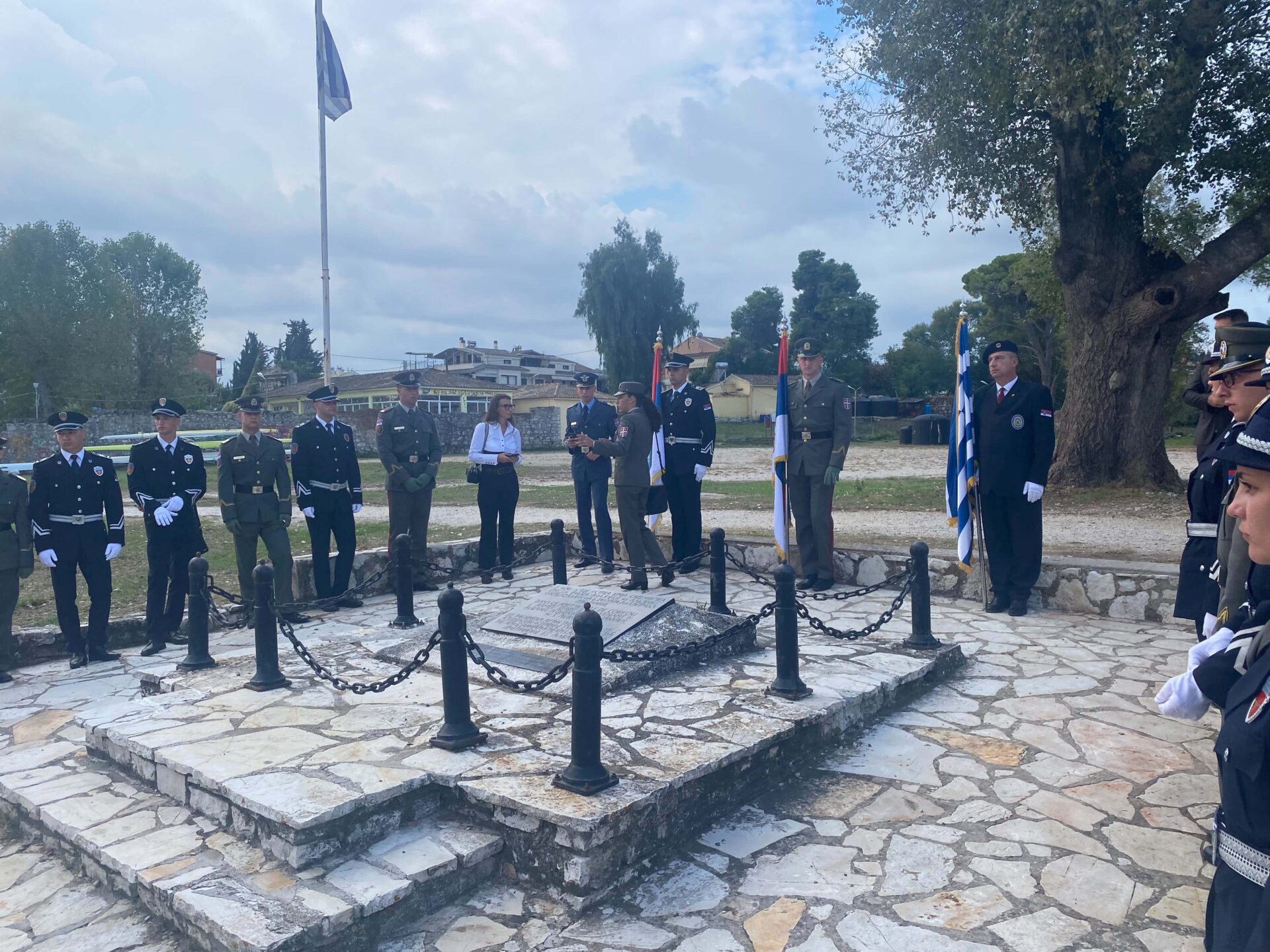 Κέρκυρα: Τελετή μνήμης των Σέρβων πεσόντων, κατά τον Α’ Παγκόσμιο Πόλεμο [εικόνες]