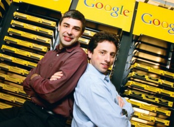 Οι ιδρυτές της Google, Λάρι Πέιτζ και τον Σεργκέι Μπριν