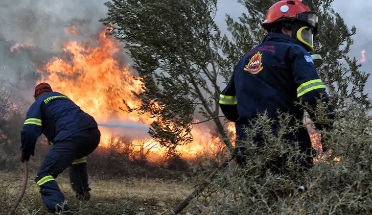 Ξέσπασε πυρκαγιά στα Παλιά Σφαγεία Ληξουρίου