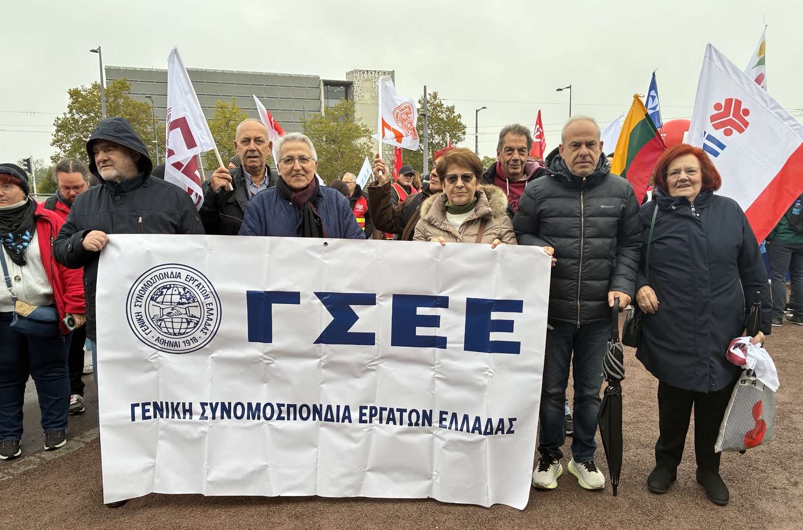 ΓΣΕΕ στο Στρασβούργο: Όχι στην υποβάθμιση της εργασίας στο βωμό της ανταγωνιστικότητας