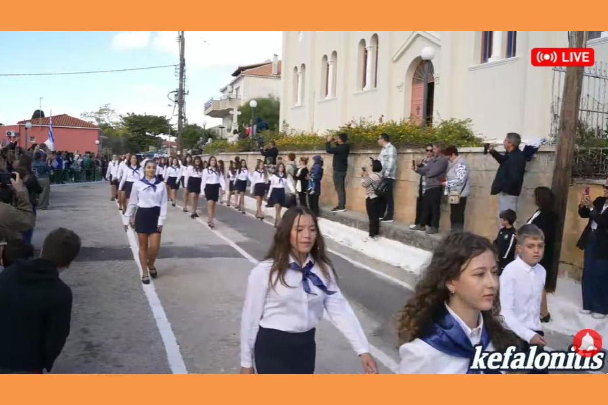 Μετάδοση από το KEFALONITIS τους εορτασμούς για την εθνική επέτειο της 28ης Οκτωβρίου 1940 στις Κεραμειές.